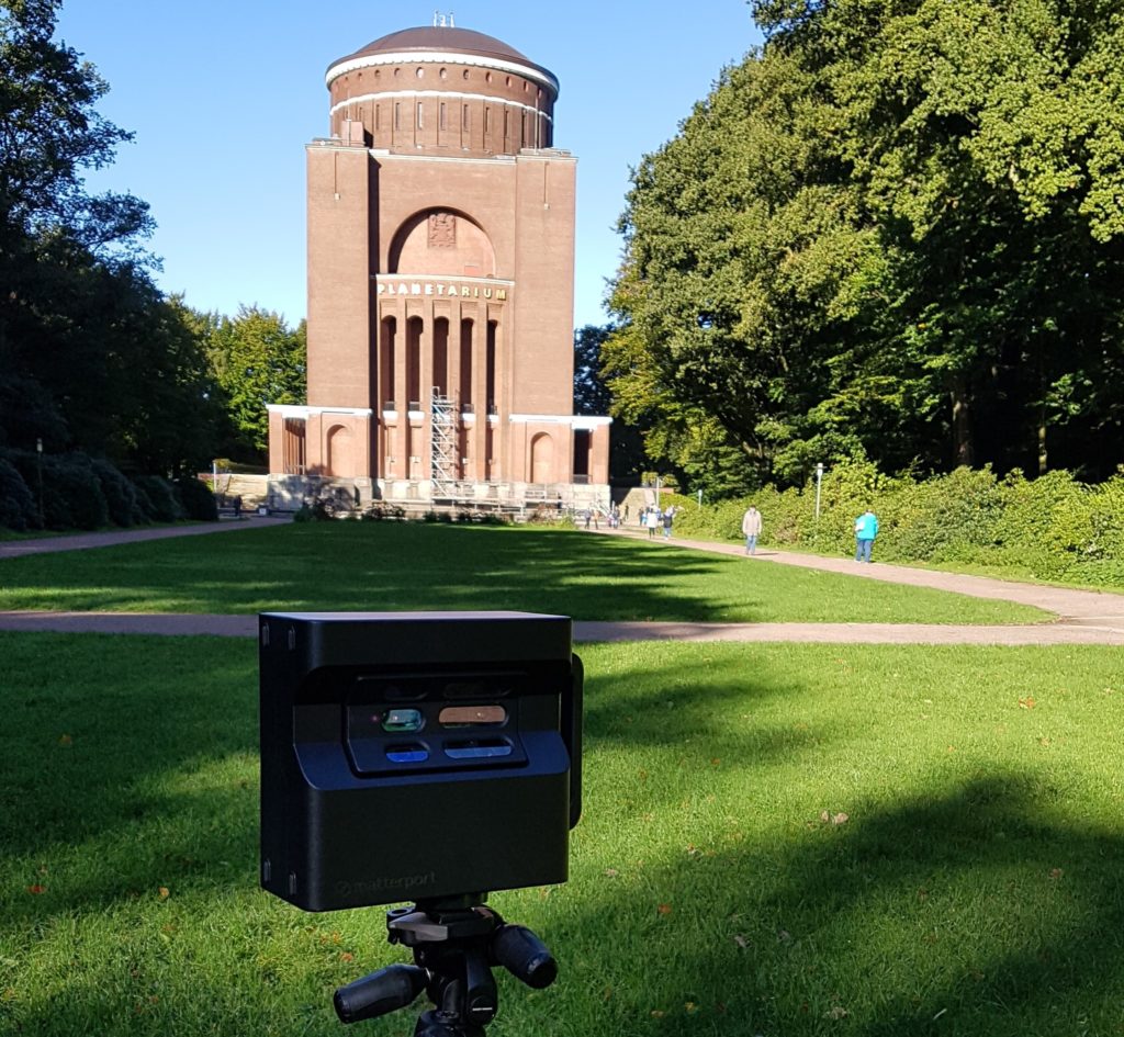 Planetarium Hamburg: Foyer im virtuellen Rundgang