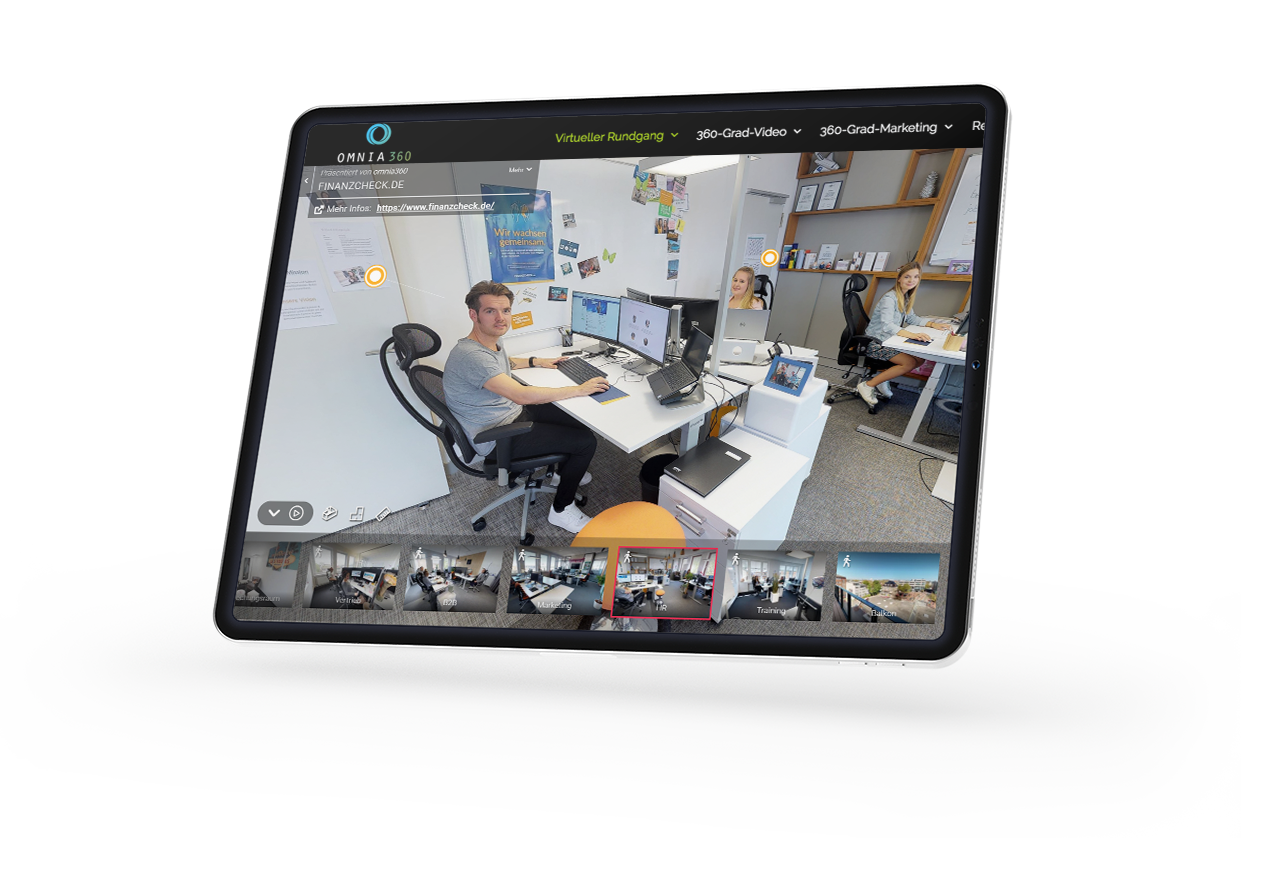 Beispiel für einen virtuellen Betriebsrundgang