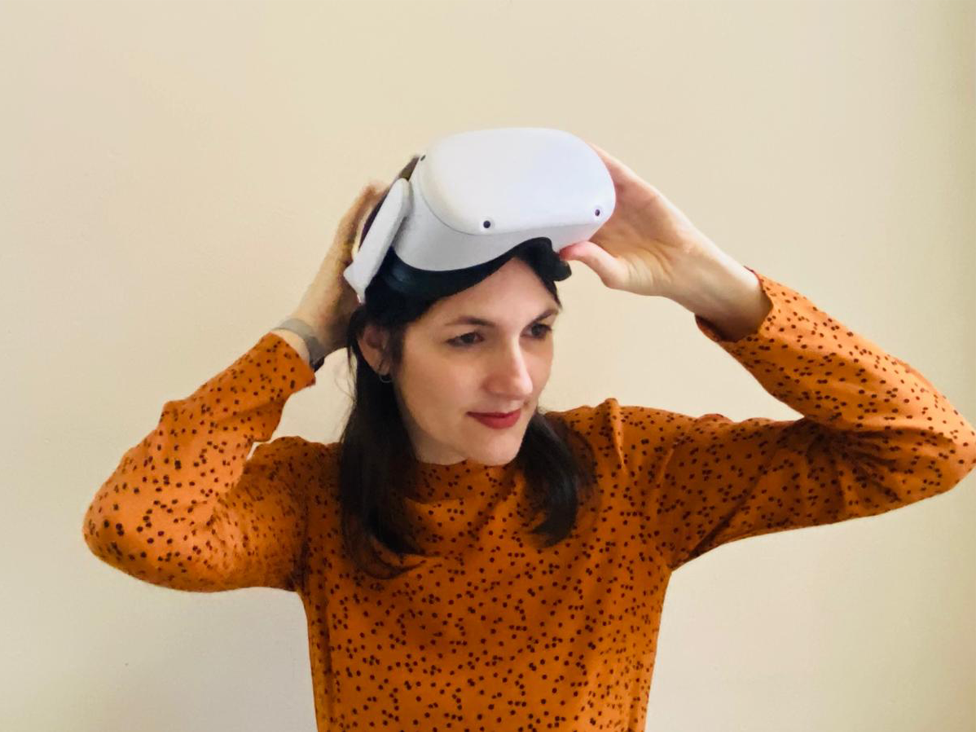 Claudia testet die VR-Brille Meta Quest 2
