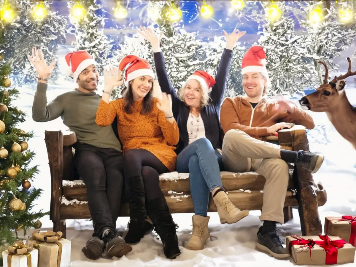 KI generierte Weihnachtskarte