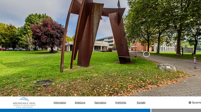 Campus der Hochschule Kehl im virtuellen Rundgang
