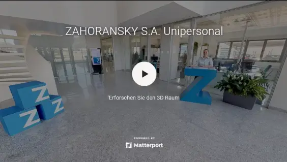 Startansicht des virtuellen Werksrundgangs bei ZAHORANSKY